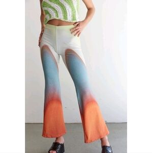 Free People Mandinga Otto Flared Leggings ‎ Multicolored Women's Size Large